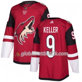 Arizona Coyotes Hockeydrakt Clayton Keller 9 2017-2018 Maroon Adidas Authentic - Herre